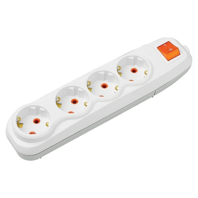 4'LÜ Topraklı Anahtarlı Grup Priz Kordonsuz 4'LÜ Topraklı Anahtarlı Grup Priz Kordonsuz