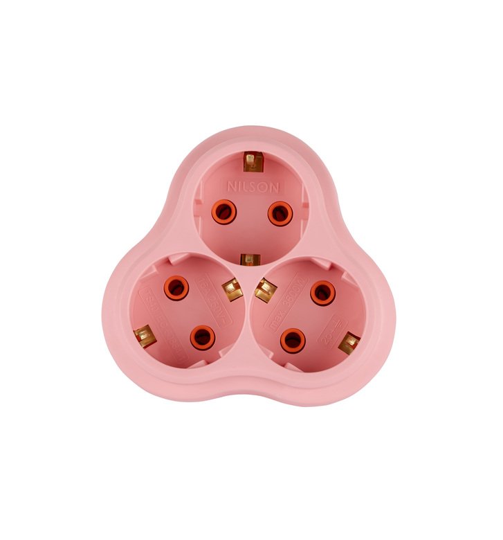 Quattro Golyat 3'lü Topraklı Erkek Fiş - Pembe Quattro Golyat 3'lü Topraklı Erkek Fiş - Pembe