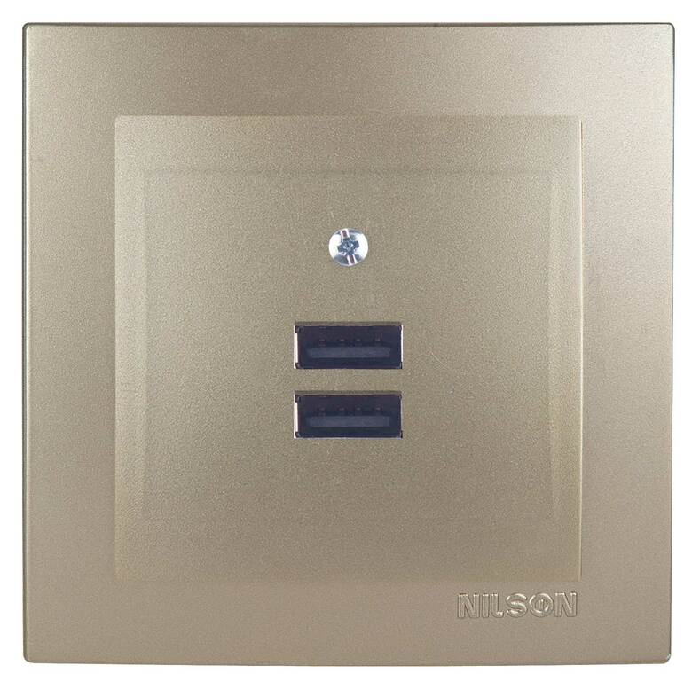 İkil USB Priz (Adaptörlü)