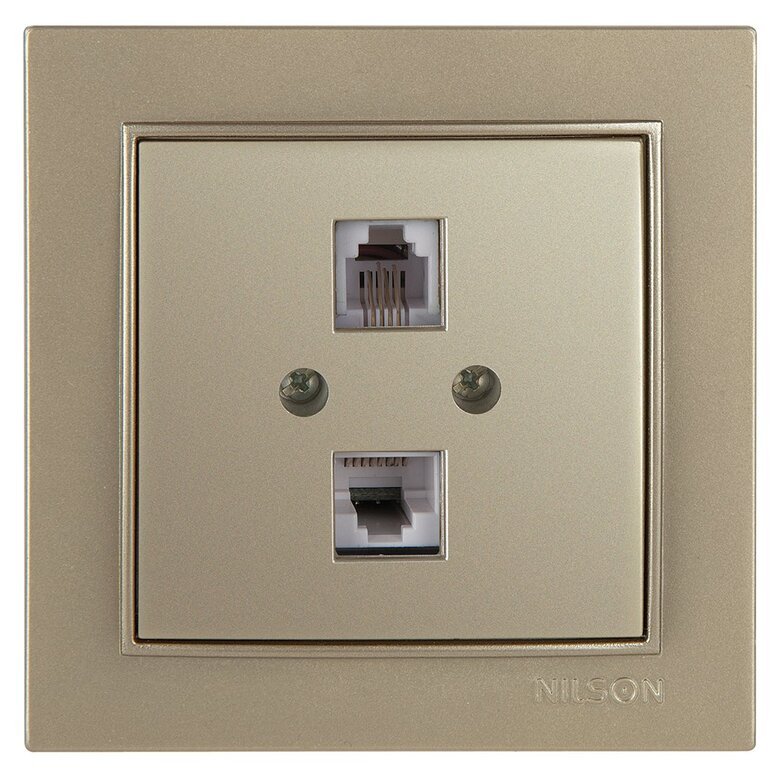 Data CAT6 + Numeris CAT3 Data CAT6 + Numeris CAT3