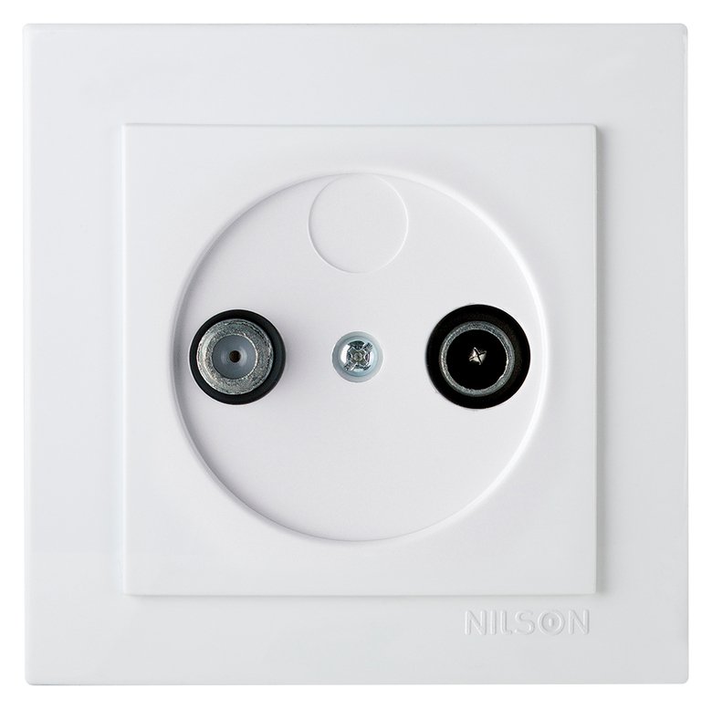 TV-SAT Prizi Geçişli TV-SAT Prizi Geçişli