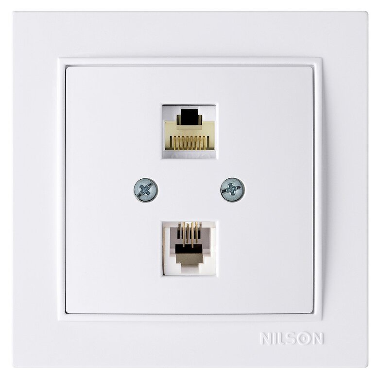 Data CAT6 + Numeris CAT3 Data CAT6 + Numeris CAT3