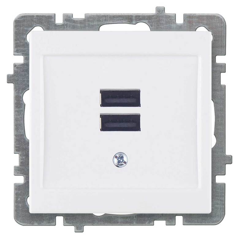 İkil USB Priz (Adaptörlü)