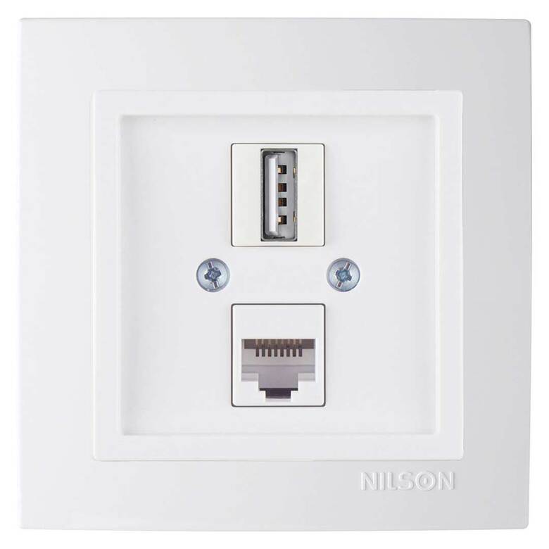 USB + Data CAT5 (Şarj Etme Özelliği Yoktur) Jaklı