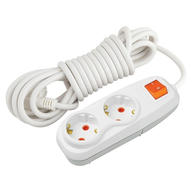 2'Lİ Çocuk Korumalı Topraklı Anahtarlı Grup Priz 5 m 2'Lİ Çocuk Korumalı Topraklı Anahtarlı Grup Priz 5 m