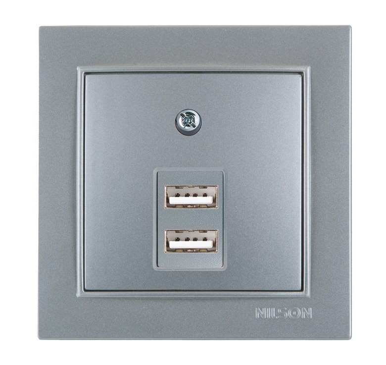 İkil USB Priz (Adaptörlü) İkil USB Priz (Adaptörlü)