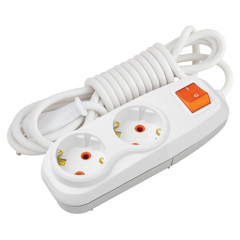 2'Lİ Topraklı Anahtarlı Grup Priz 3 m 2'Lİ Topraklı Anahtarlı Grup Priz 3 m