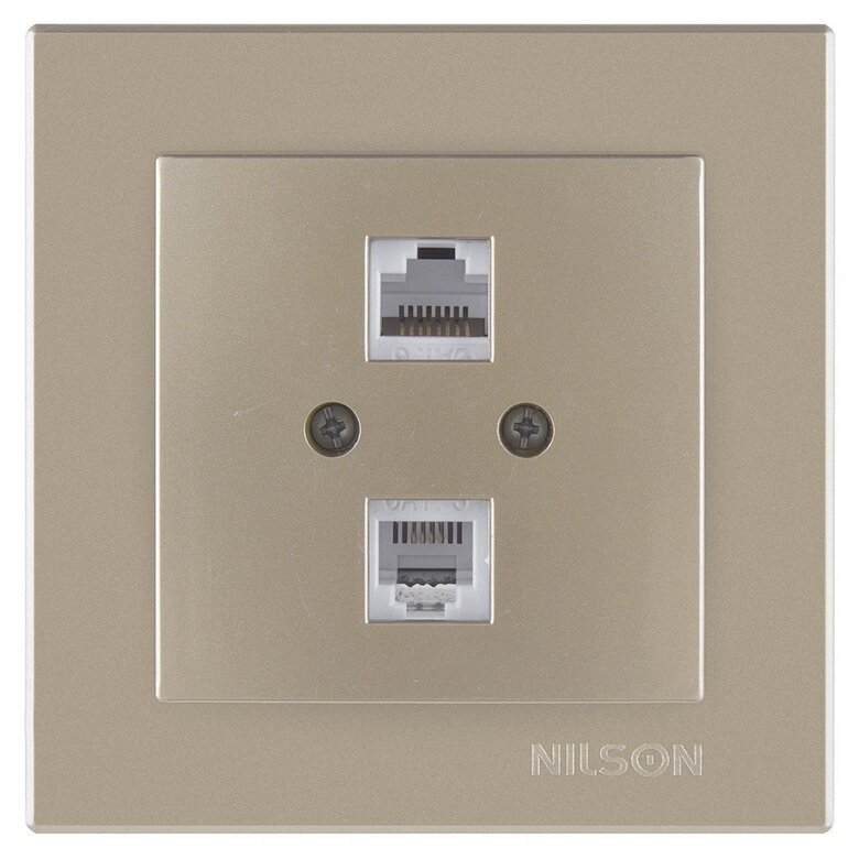 Data CAT6 + Numeris CAT3 Data CAT6 + Numeris CAT3