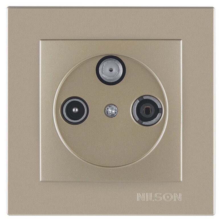 TV-R-SAT Prizİ Geçişli TV-R-SAT Prizİ Geçişli