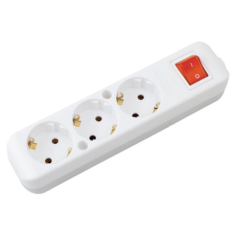 3'LÜ Topraklı Anahtarlı Grup Priz Kordonsuz 3'LÜ Topraklı Anahtarlı Grup Priz Kordonsuz