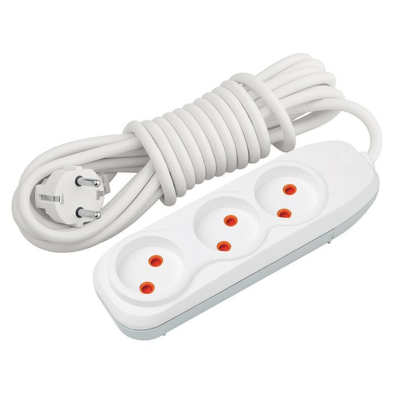 3'LÜ Çocuk Korumalı Grup Priz 5 m 3'LÜ Çocuk Korumalı Grup Priz 5 m
