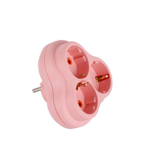 Quattro Golyat 3'lü Topraklı Erkek Fiş - Pembe