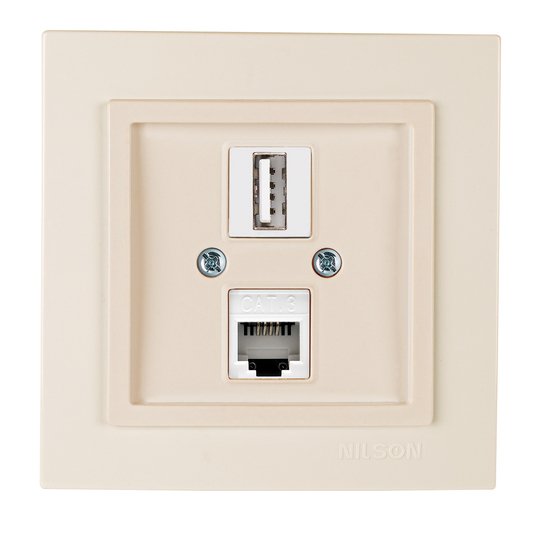 USB + Data CAT5 (Şarj Etme Özelliği Yoktur) Jaklı