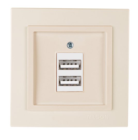 İkil USB Priz (Adaptörlü)