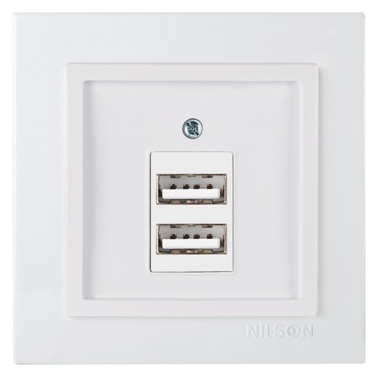 İkil USB Priz (Adaptörlü)