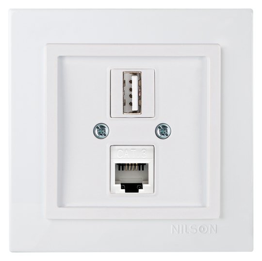 USB + Data CAT5 (Şarj Etme Özelliği Yoktur) Jaklı