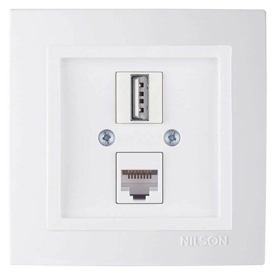 USB + Data CAT5 (Şarj Etme Özelliği Yoktur) Jaklı