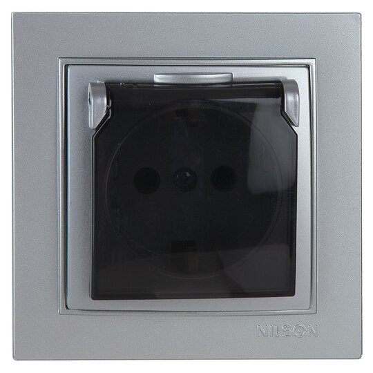 Kapaklı Çocuk Korumalı  Topraklı Priz