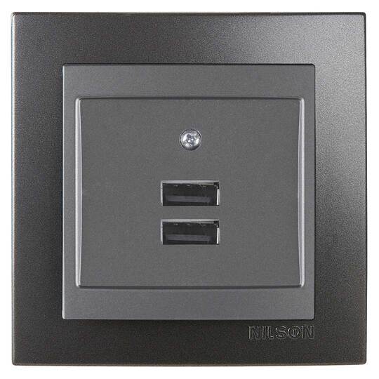 İkil USB Priz (Adaptörlü)