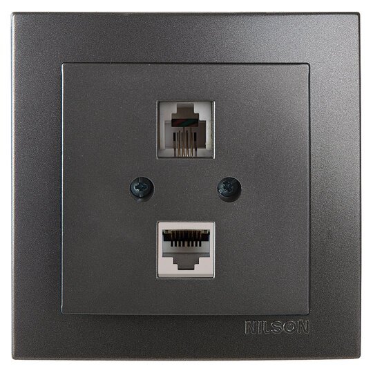 Data CAT6 + Numeris CAT3