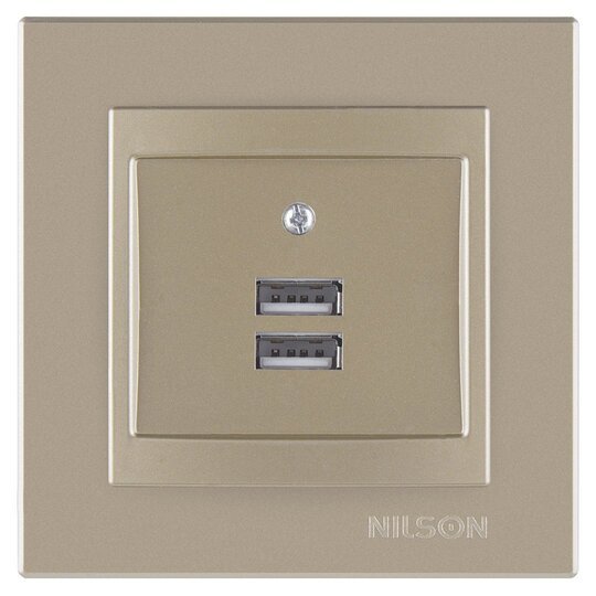 İkil USB Priz (Adaptörlü)