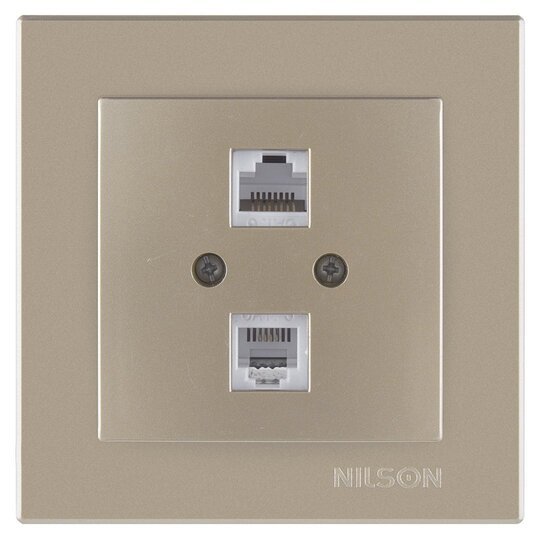 Data CAT6 + Numeris CAT3