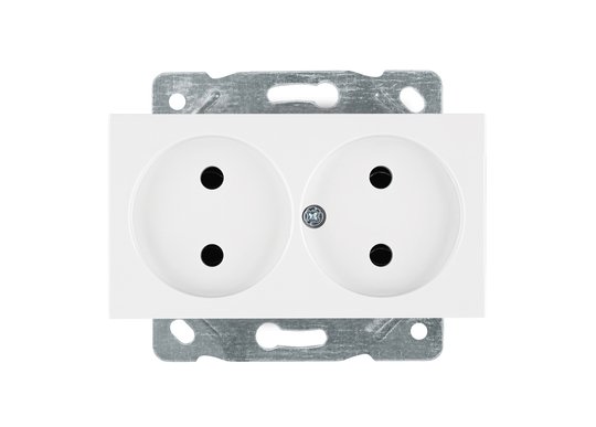 Selene Natürel Mekanizma Kapak İkili Priz (mekanizma+kapak) Beyaz