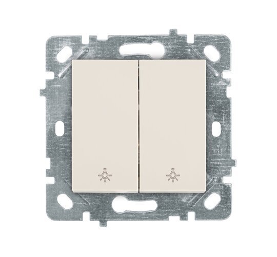 Selene Natürel Mekanizma Kapak Komütatör Light Krem