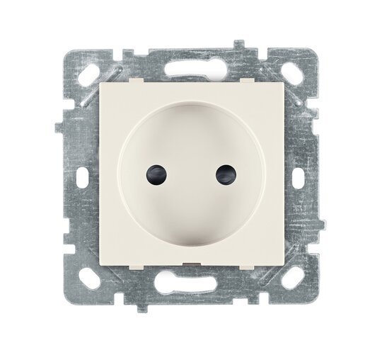 Selene Natürel Mekanizma Kapak Çocuk Korumalı Priz Krem