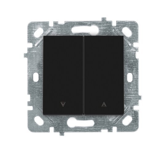 Selene Natürel Mekanizma Kapak Jaluzi Kumanda Siyah