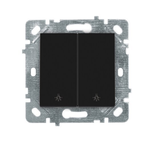 Selene Natürel Mekanizma Kapak Komütatör Light Siyah