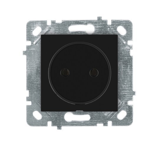 Selene Natürel Mekanizma Kapak Priz Siyah