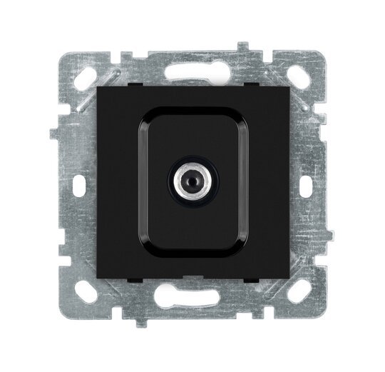 Selene Natürel Mekanizma Kapak SAT Prizi Geçişli Siyah