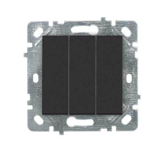 Selene Natürel Mekanizma Kapak Üçlü Anahtar Antrasit