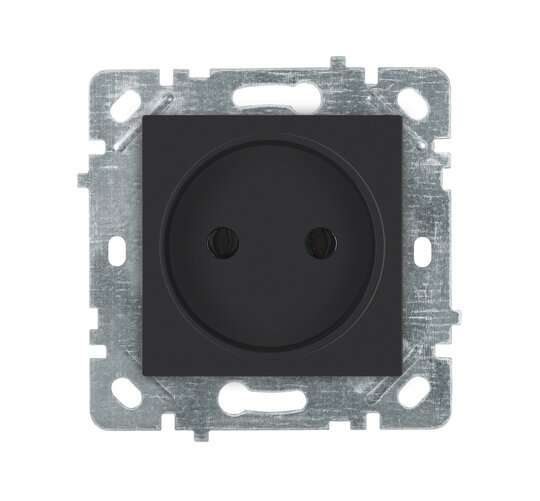 Selene Natürel Mekanizma Kapak Priz Antrasit