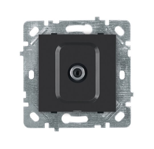 Selene Natürel Mekanizma Kapak SAT Prizi Geçişli Antrasit