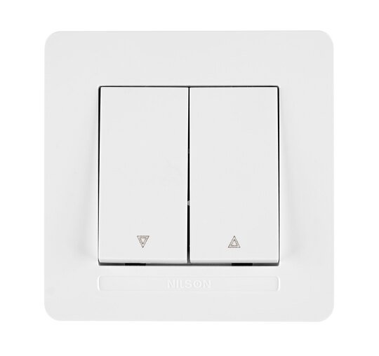 Selene Natürel Tam Set Jaluzi Kumanda Beyaz