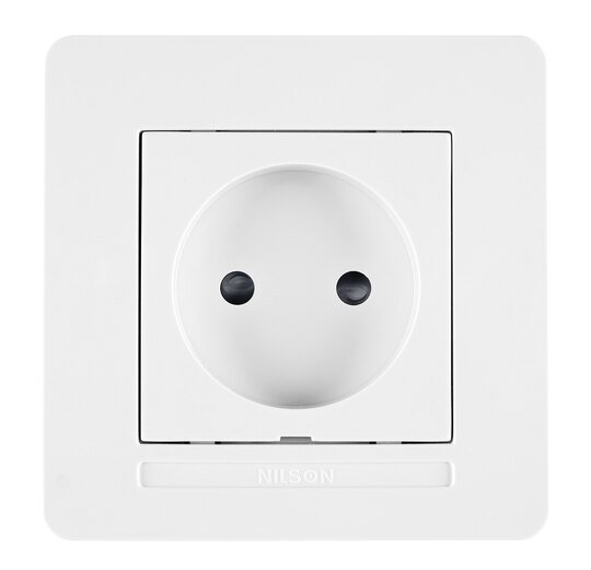 Selene Natürel Tam Set Çocuk Korumalı Priz Beyaz