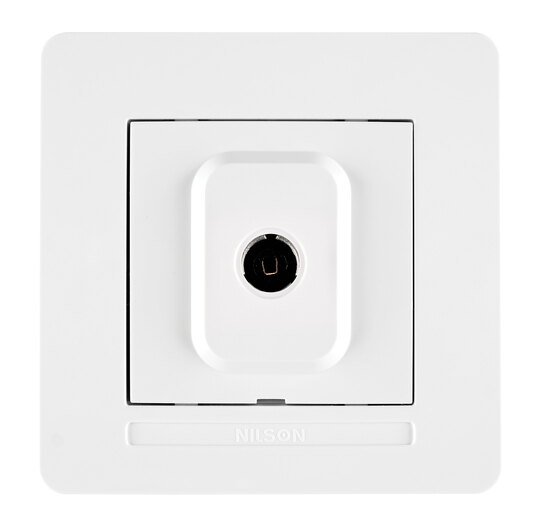 Selene Natürel Tam Set TV Prizi Geçişli Beyaz