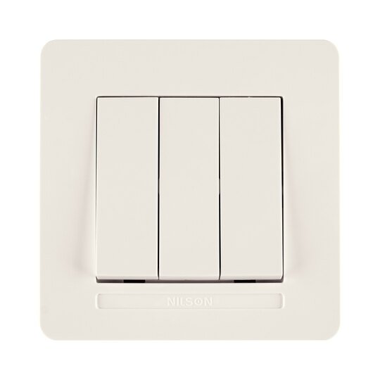 Selene Natürel Tam Set Üçlü Anahtar Krem