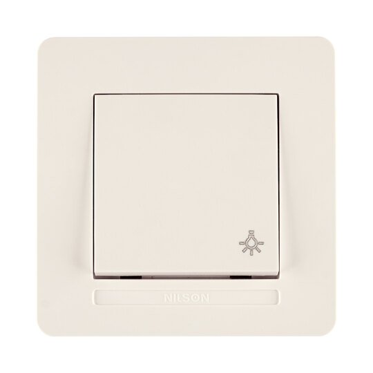 Selene Natürel Tam Set Light Anahtarı Krem