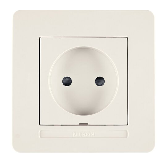 Selene Natürel Tam Set Çocuk Korumalı Priz Krem