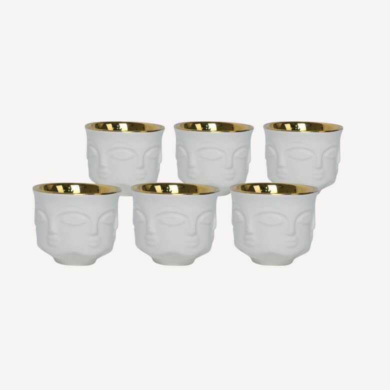 Modern Seramik Kahve Fincanı (6'lı)