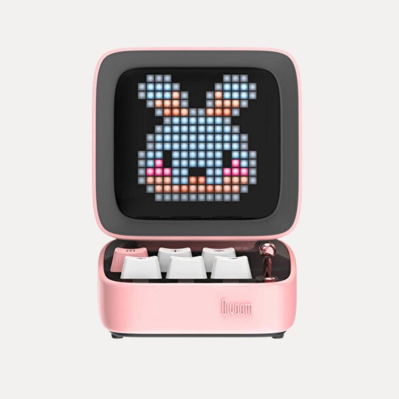 Divoom Ditoo Pembe Bluetooth Hoparlör