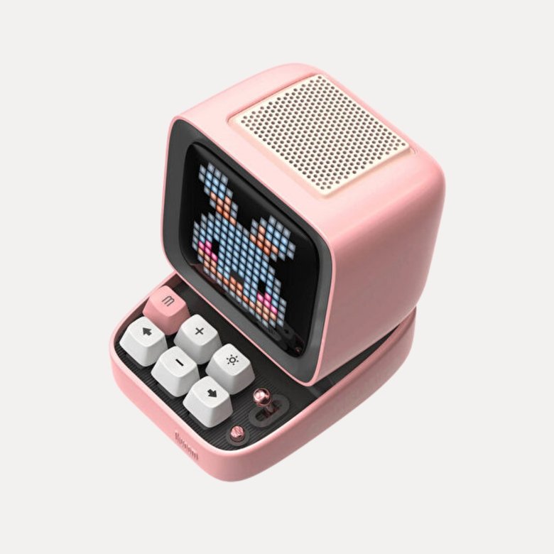 Divoom Ditoo Pembe Bluetooth Hoparlör