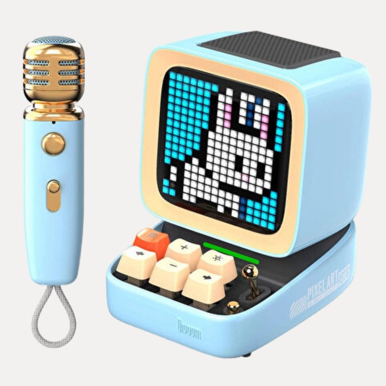 Divoom Ditoo-Mic Mavi Bluetooth Hoparlör