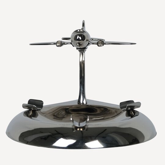 Uçak Figürlü Metal Puro Stand
