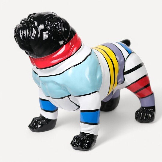Renkli Modern Buldog Köpek