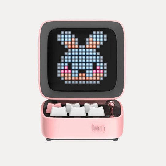 Divoom Ditoo Pembe Bluetooth Hoparlör