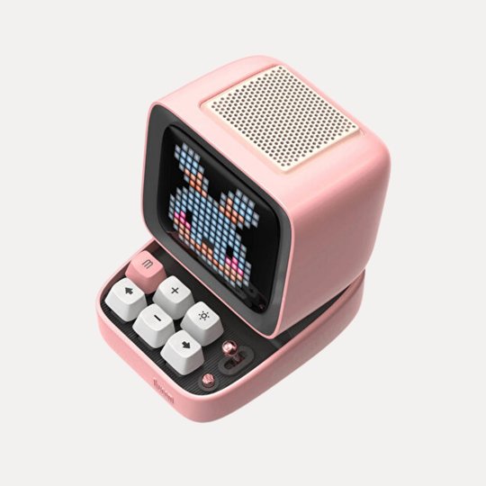 Divoom Ditoo Pembe Bluetooth Hoparlör